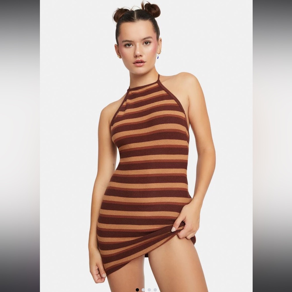 DOLLS KILL Motel Rigo Mini Dress